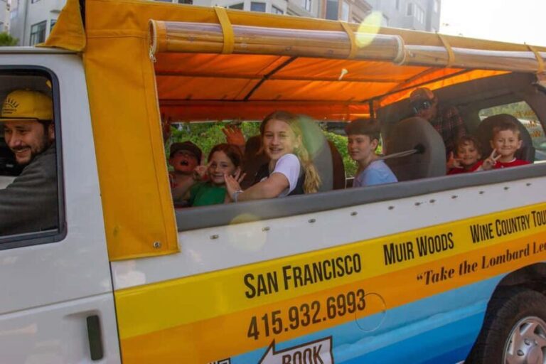 San Francisco: Private Minibus City Tour, Hotel Pick Up - The Itinerary