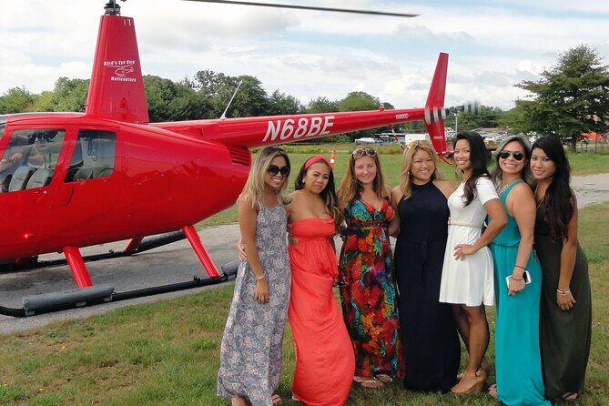 Scenic Tour of Newport, RI By Helicopter - 3 person Mansion Tour - The Value of This Short Helicopter Tour