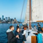 Seattle: Tall Sailboat Sunset Harbor Cruise - The City Skyline