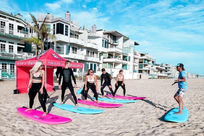 Shared 2 Hour Small Group Surf Lesson in Santa Monica - The Experience in Practice
