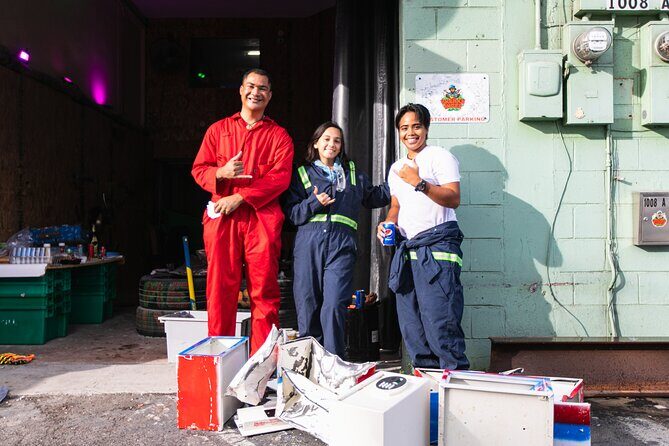 Smash Lab Rage Room & Splatter Art Paint Studio Combo in Hawaii - The Artistic Side: Splatter Painting and Neon Guns