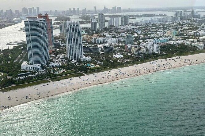 South Beach Miami Aerial Tour : Beaches, Mansions and Skyline - How the Itinerary Breaks Down