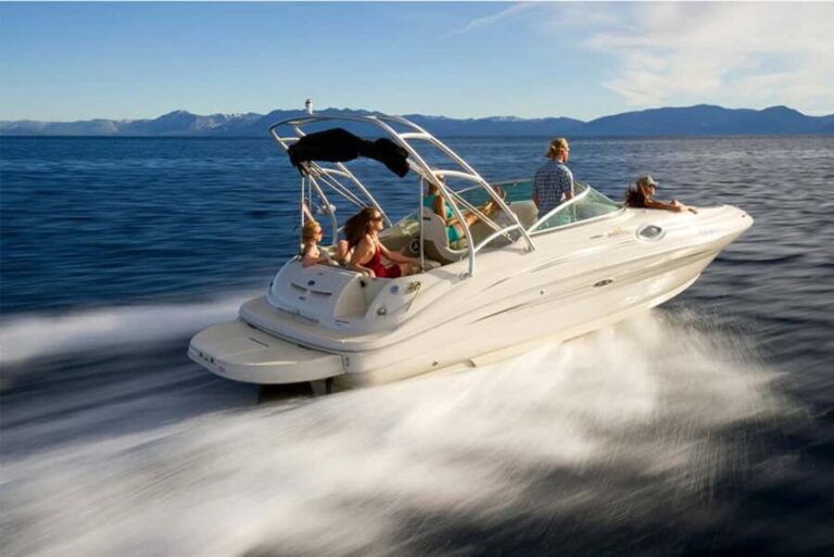 South Lake Tahoe: 23-foot Sea Ray Power Boat Rental - The Water Activities and Scenic Views