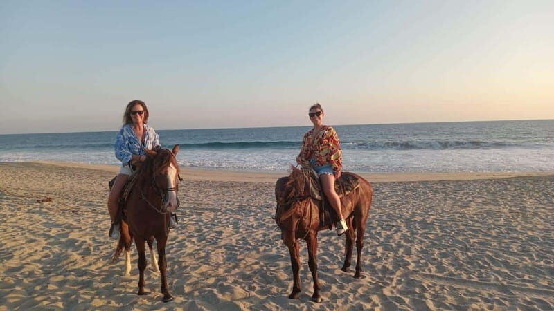 Sunset by Horse on the Beach - Exploring the Itinerary