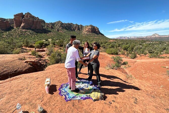 Sunset Reiki, Breathwork and Sound Healing at Bell Rock in Sedona - The Guides and Atmosphere