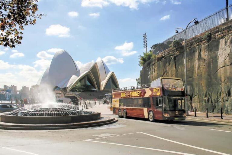 Sydney: Big Bus Hop-On Hop-Off Tour with Optional Cruise - The Breakdown of Stops and Sights