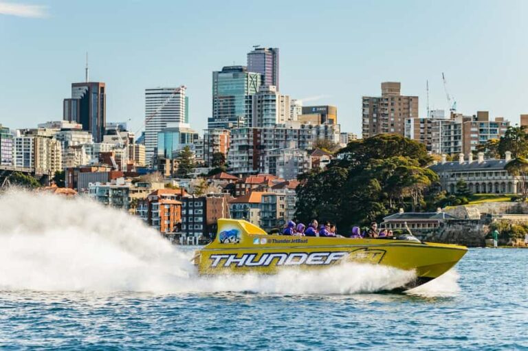 Sydney Harbour: Thunder Thrill Jet Boat Ride - The Experience from a Traveler’s Perspective