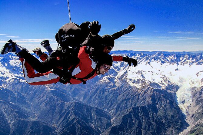 Tandem Skydive 18,000ft from Franz Josef - Frequently Asked Questions