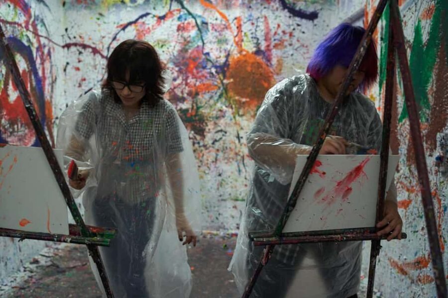Temecula: Splatter Paint Room Experience - The Artistic Results and Personal Keepsake