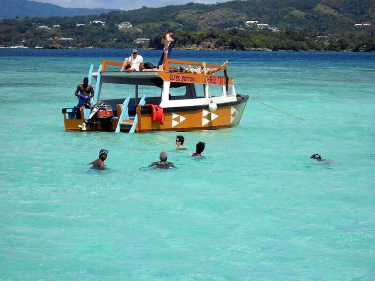 Tobago: Glass Bottom Boat & Highlights Tour - Snorkeling and Nylon Pool
