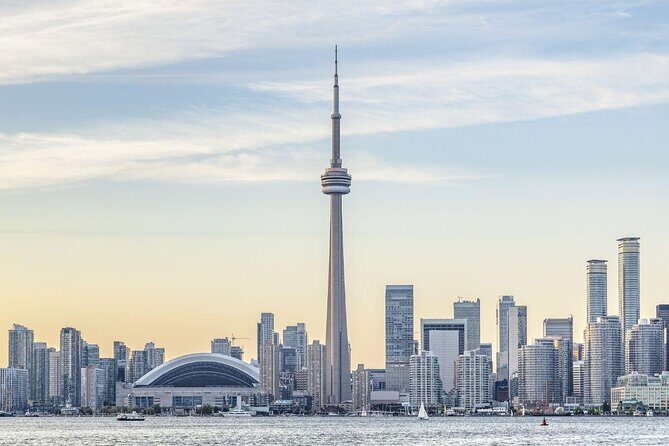 Toronto Highlights Walking Tour with CN Tower & Harbour Boat Ride - Key Points