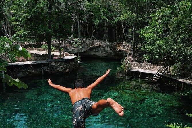 Tour 4 Cenotes Casa Tortuga Tulum. Food + Zipline. Includes Pickup. - Adding Food and Zipline: Extra Fun