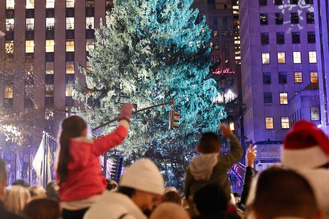 Tree Lighting Ceremony Indoor Viewing from 45 Rockefeller Center - The Experience in Detail