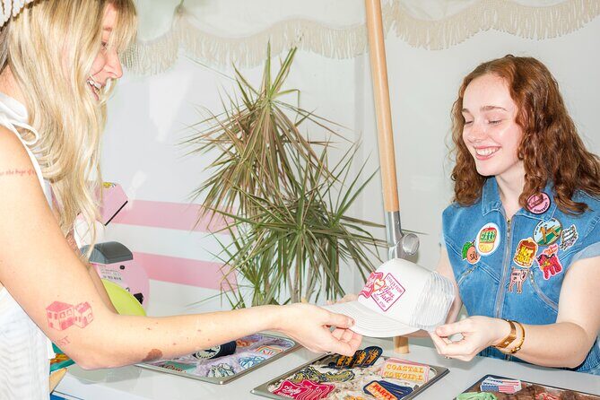 Trucker Hat Pop-Up Experience in Savannah - The Creative Process and Final Keepsake