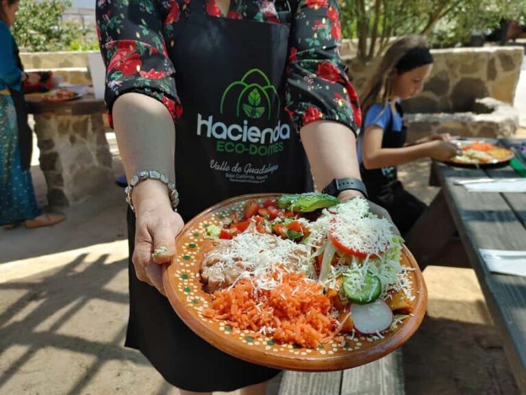 Valle de Guadalupe: Mexican Cooking at Hacienda Eco-Domes - The Garden Tour and Ingredients Sourcing