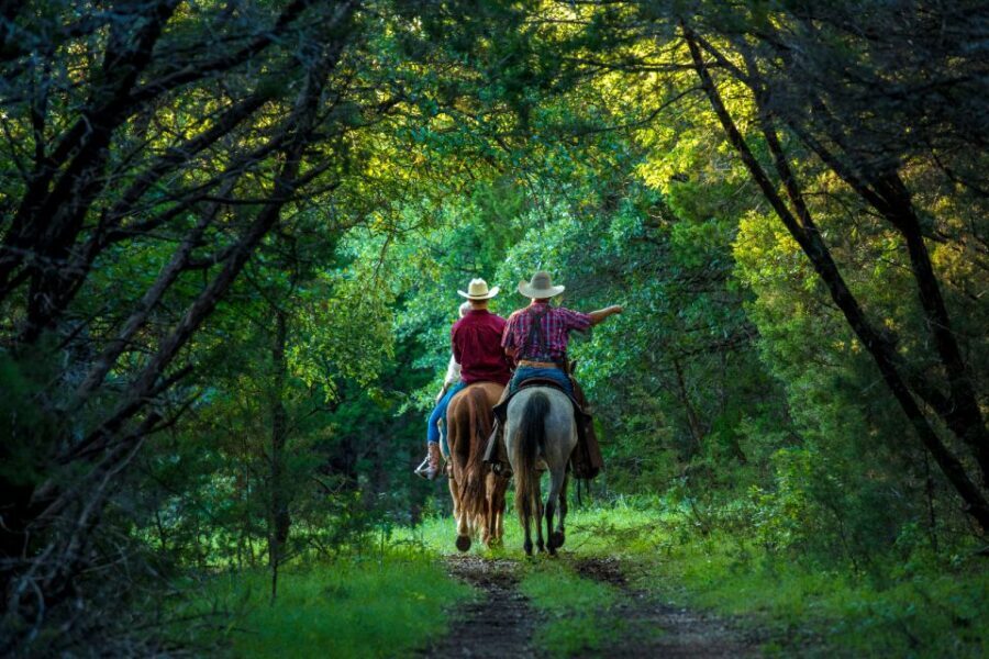 Waco: Sunset Horseback Ride - The Guides and the Horses