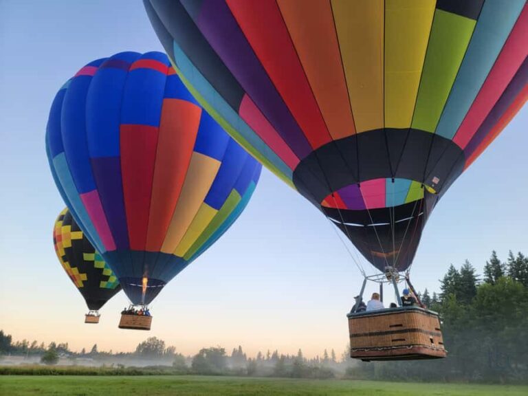 Walla Walla: Wine Country Hot Air Balloon Flight at Sunset - Views and Photo Opportunities