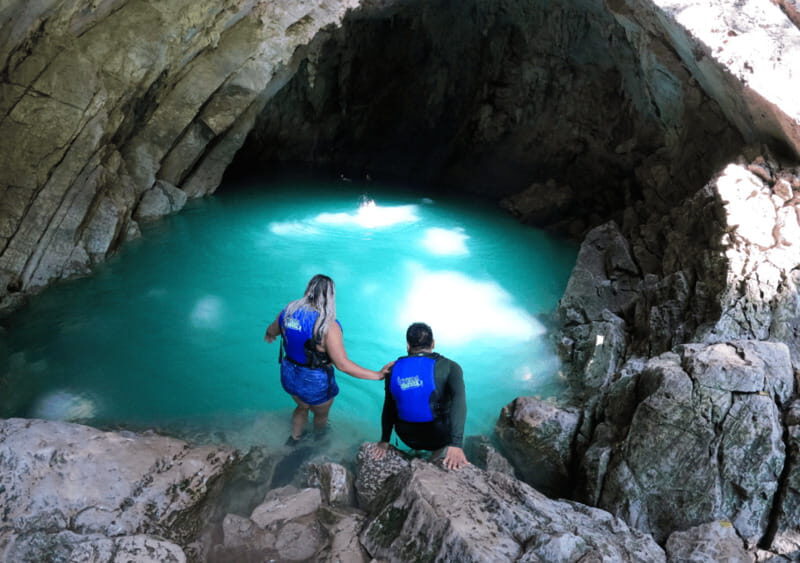 Water adventure: Tamul waterfall and Water Cave cenote. - What’s included and what to consider