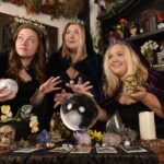 Witch Costume Photo Shoot - Witch Cottage theatrical set - The Sum Up