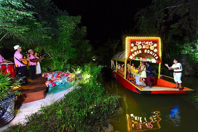 Xoximilco Tour Folclor Mexican Party Night from Cancún & Playa del Carmen - Setting the Scene at Xoximilco