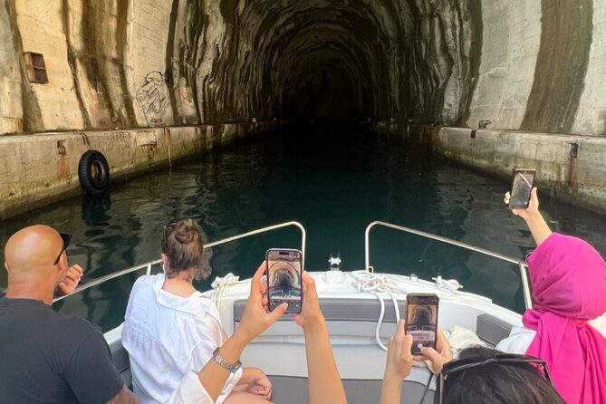 From Kotor: Boat to Blue Cave & Lady of the Rocks &Submarine Base - Stop Three: The Submarine Tunnels—An Unexpected Highlight