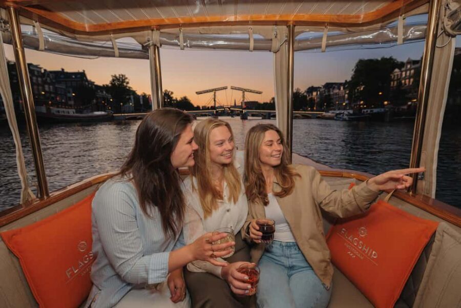 Amsterdam: Heated Canal Cruise with Unlimited Drinks & Bite - The Electric Boat Angle: Quieter, Smoother, More Modern