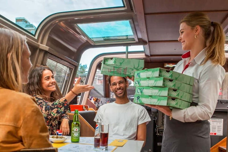 Amsterdam: Original Pizza Dinner Cruise + Unlimited Drinks - Getting to Damrak Pier 5 without stress