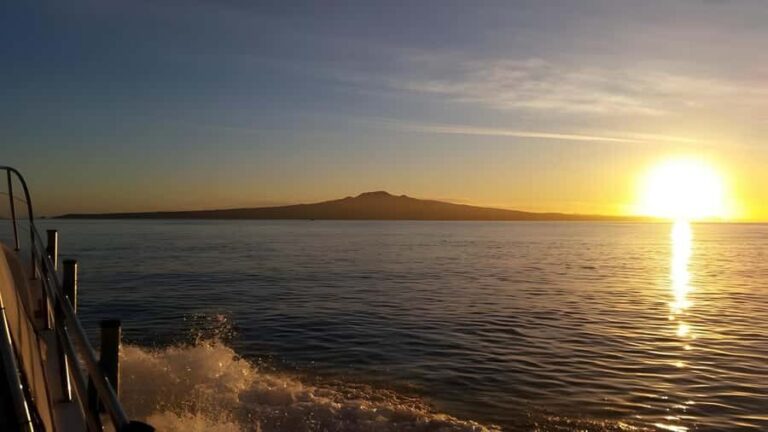 Auckland Sunset Harbour Cruise - The Itinerary Breakdown