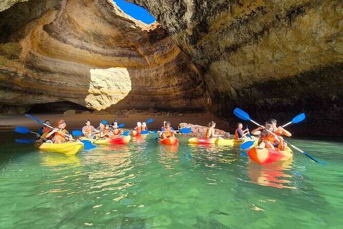 Benagil: Caves, Beaches, and Secret Spots Guided Kayak Tour - Inside Benagil Cave and Beyond
