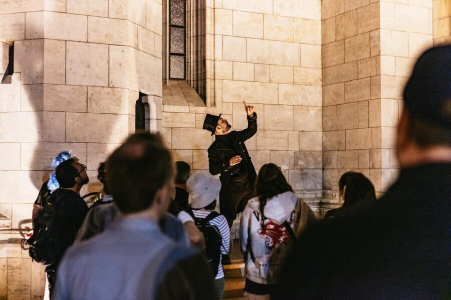 Budapest: Buda Castle District Vampires and Myths Night Tour - Meeting point at Zero Kilometre Stone and the funicular shortcut