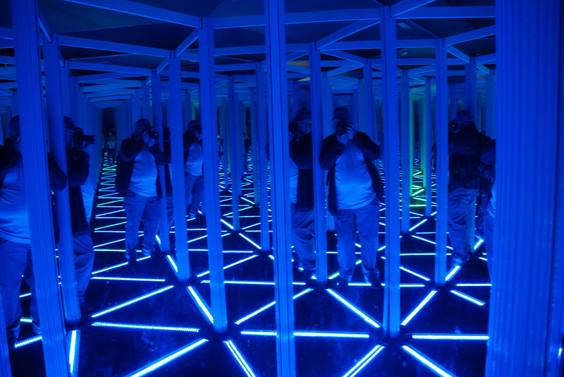 Hall of mirrors at Camera Obscura Edinburgh