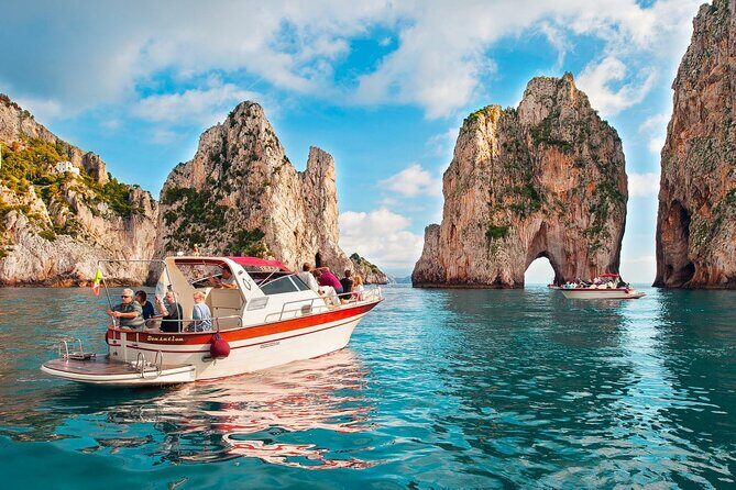 Capri Guided Boat Experience with Island Exploration and Transfer - Cruising the Southwest: Punta Carena and the Lighthouse Area