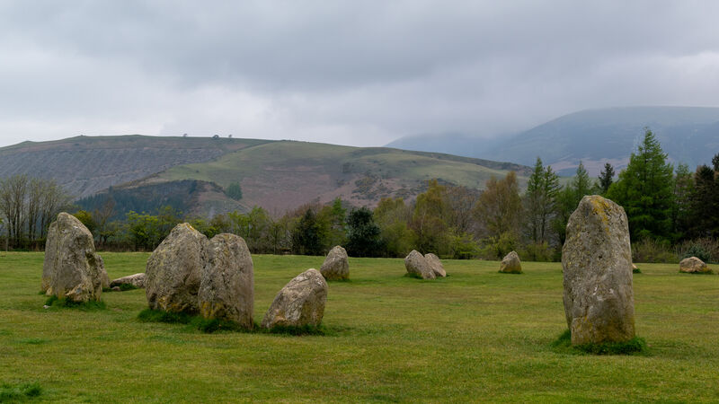 Castlerigg Stone Circle with Latrigg behind