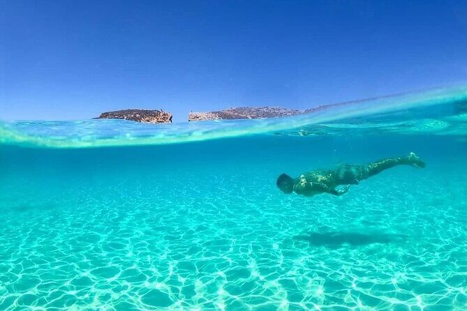 Malta: Comino, Blue Lagoon & Caves - swim, snorkel & slide - The Optional Speedboat Cave Adventure