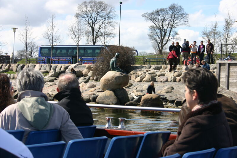 The Little Mermaid statue Copenhagen harbour