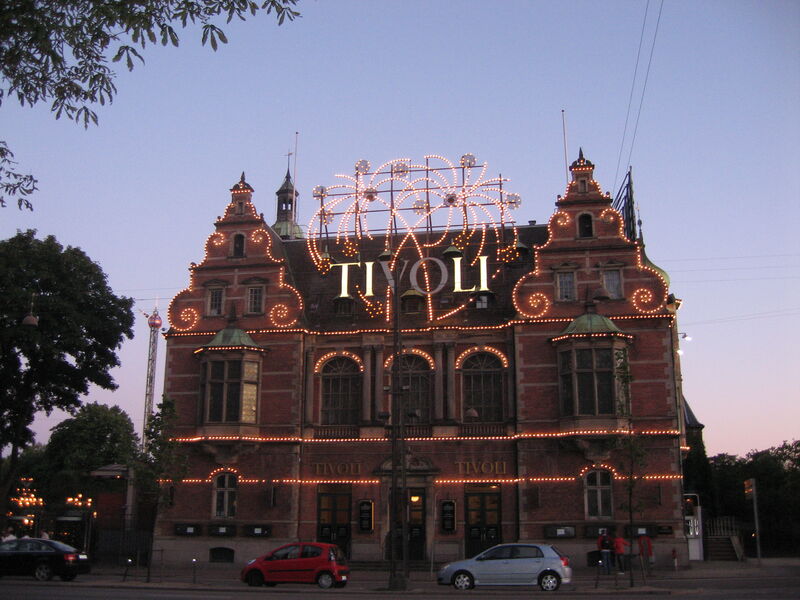 Tivoli Gardens amusement park Copenhagen Denmark