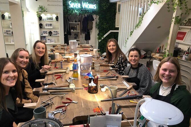 Dublin Jewellery Forge a Hammered Silver Ring: Drury Street - The vibe inside: an intimate workshop with expert tutors