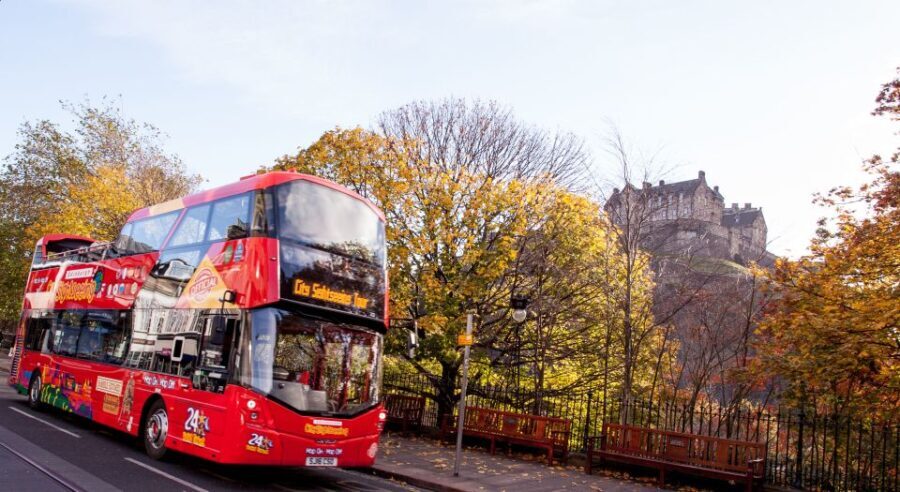 Edinburgh: Hop-On Hop-Off Bus Pass with 3 City Tours - Where the buses start: Waterloo Place, your hub