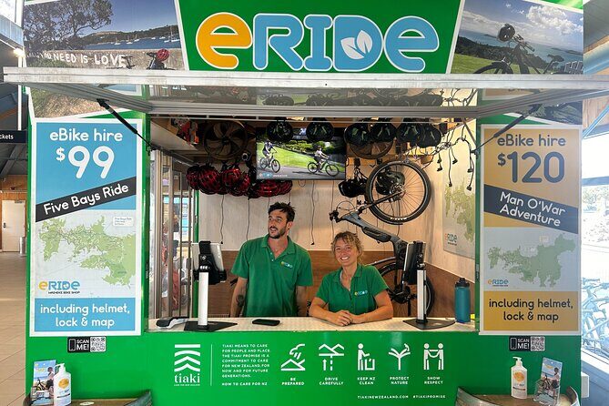 eRide Waiheke 5 bays ride - Navigating Waiheke’s Terrain and Roadways