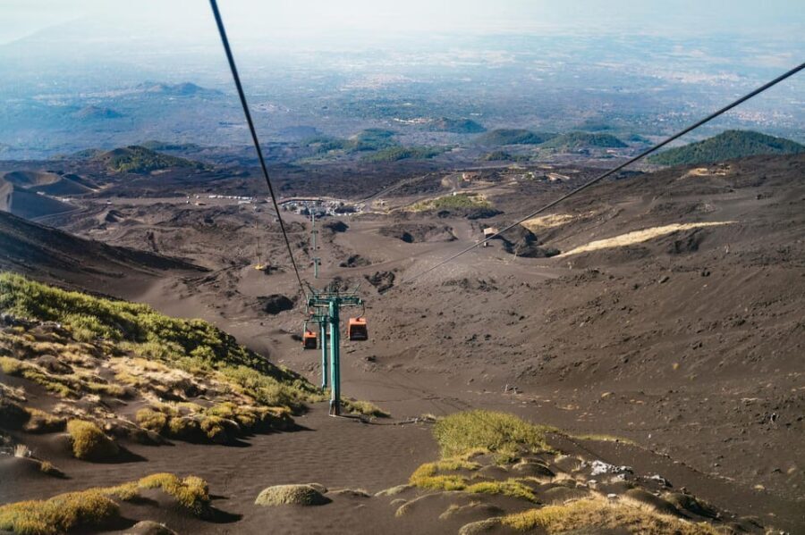 Etna: summit craters trekking with volcano guide 3350mt - Cable car to altitude: the shortcut that sets the tone