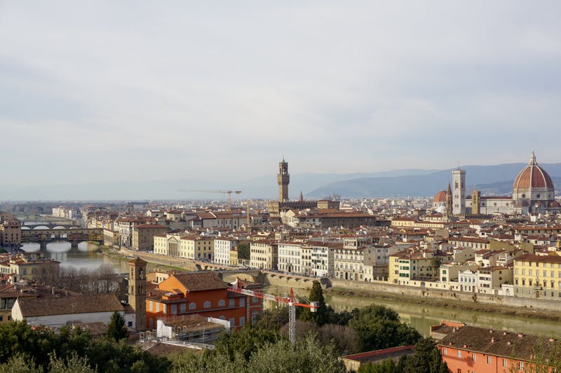 Ponte Vecchio and Cathedral Florence
