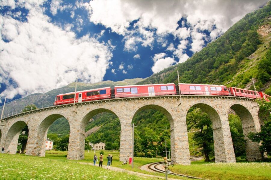 From Milan: Bernina Train and St. Moritz Day Trip - The Bernina Red Train ride: the main event
