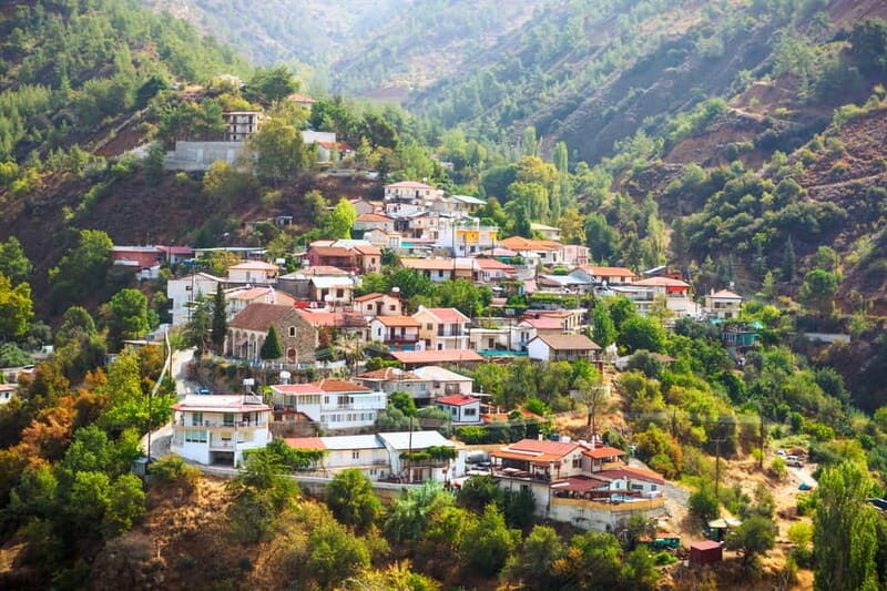 From Paphos: Troodos Mountains & Villages Guided Day Trip - Hotel pickup (08:00–09:00) and how the meeting works
