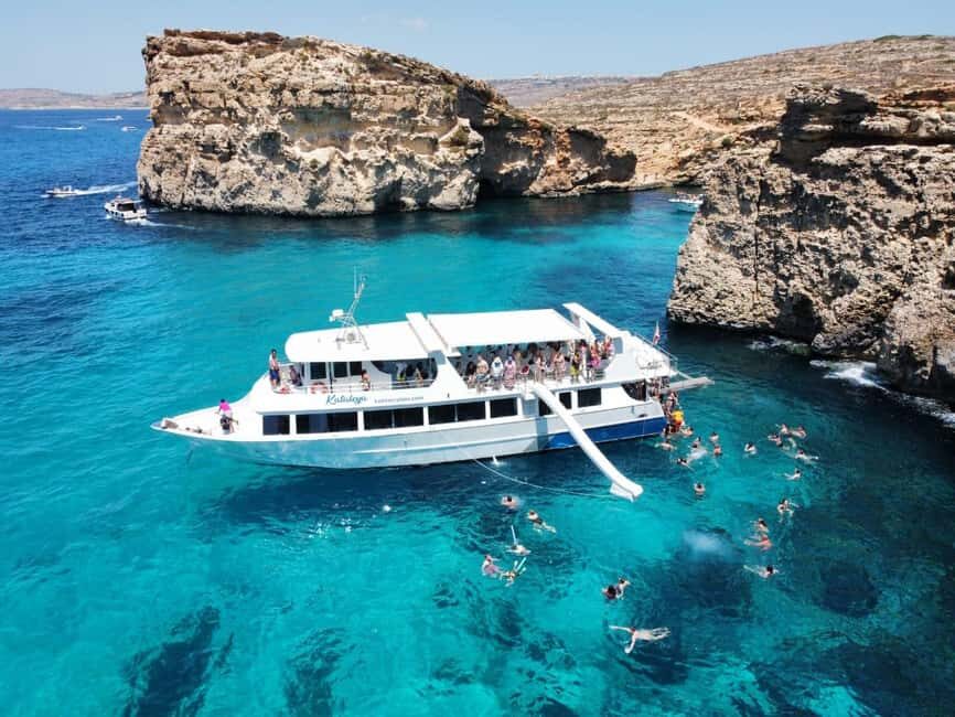 Sliema: Cruise to Comino, Crystal Lagoon, and Blue Lagoon - Meeting Luzzu Cruises at Ferries 4: finding Mv Kataleya or Lady Shelley