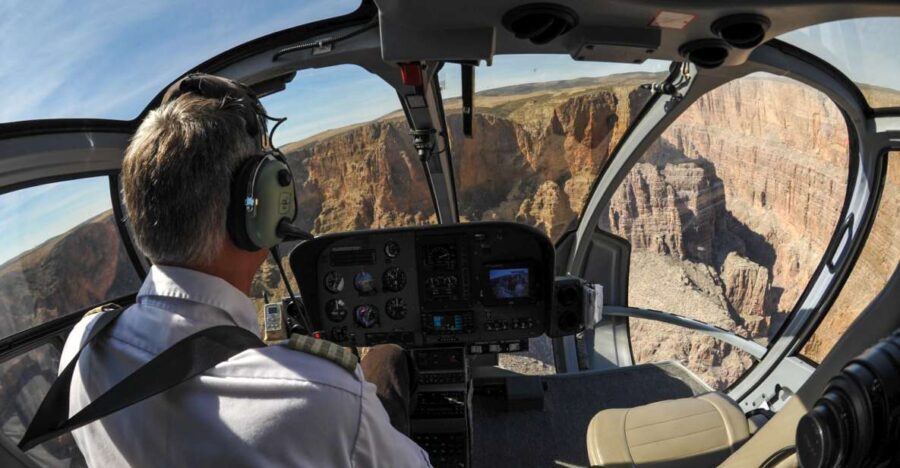 From South Rim: Grand Canyon Spirit Helicopter Tour - Where It Starts: Check-In at Maverick Helicopters (Tusayan)