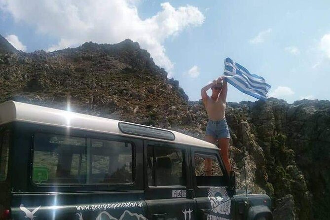 Georgioupolis Safari Off Road Tours Outdoor Activities Land Rover Defender - Pickup across the Crete “northwest hub”