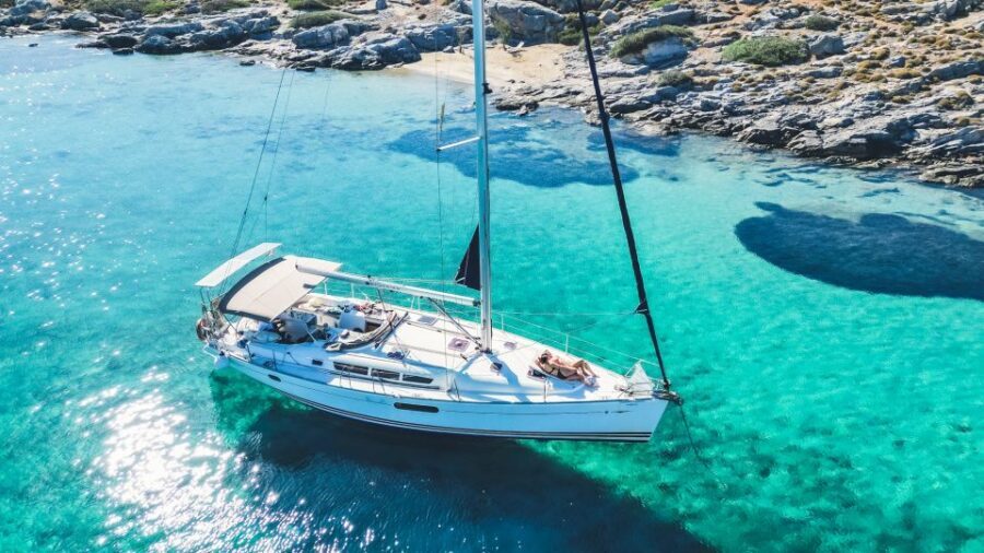 Heraklion: Dia Island Sailboat Cruise with Swimming and Meal - Where You Meet: Cafe Marina at Heraklion’s Old Venetian Port