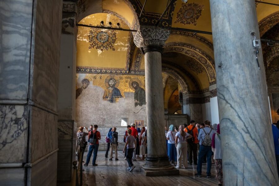 Istanbul: Blue Mosque & Hagia Sophia Guided Tour w/ Tickets - Blue Mosque First: What Your Guide Makes Clear
