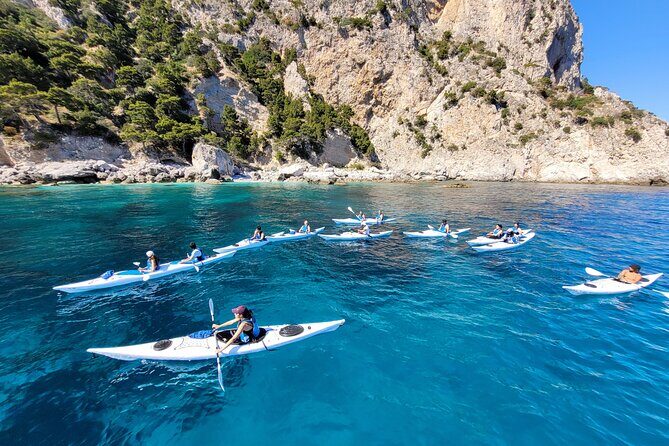 Kayak tour in Capri between caves and beaches. Photos included. - Meeting Point: Finding Capri Hydro (Green Watersports)