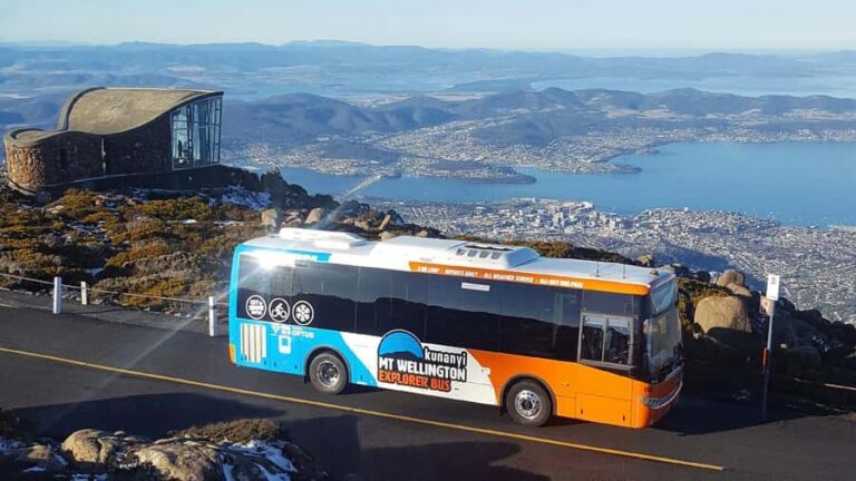 Kunanyi & Mt Wellington Explorer Bus: One-Way Bus Pass - The Practicalities: Transportation, Duration, and Additional Info